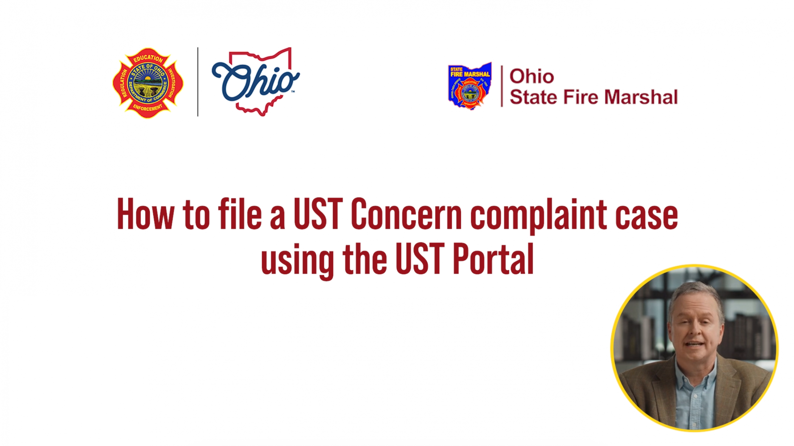 UST Concern complaint case using the UST Portal